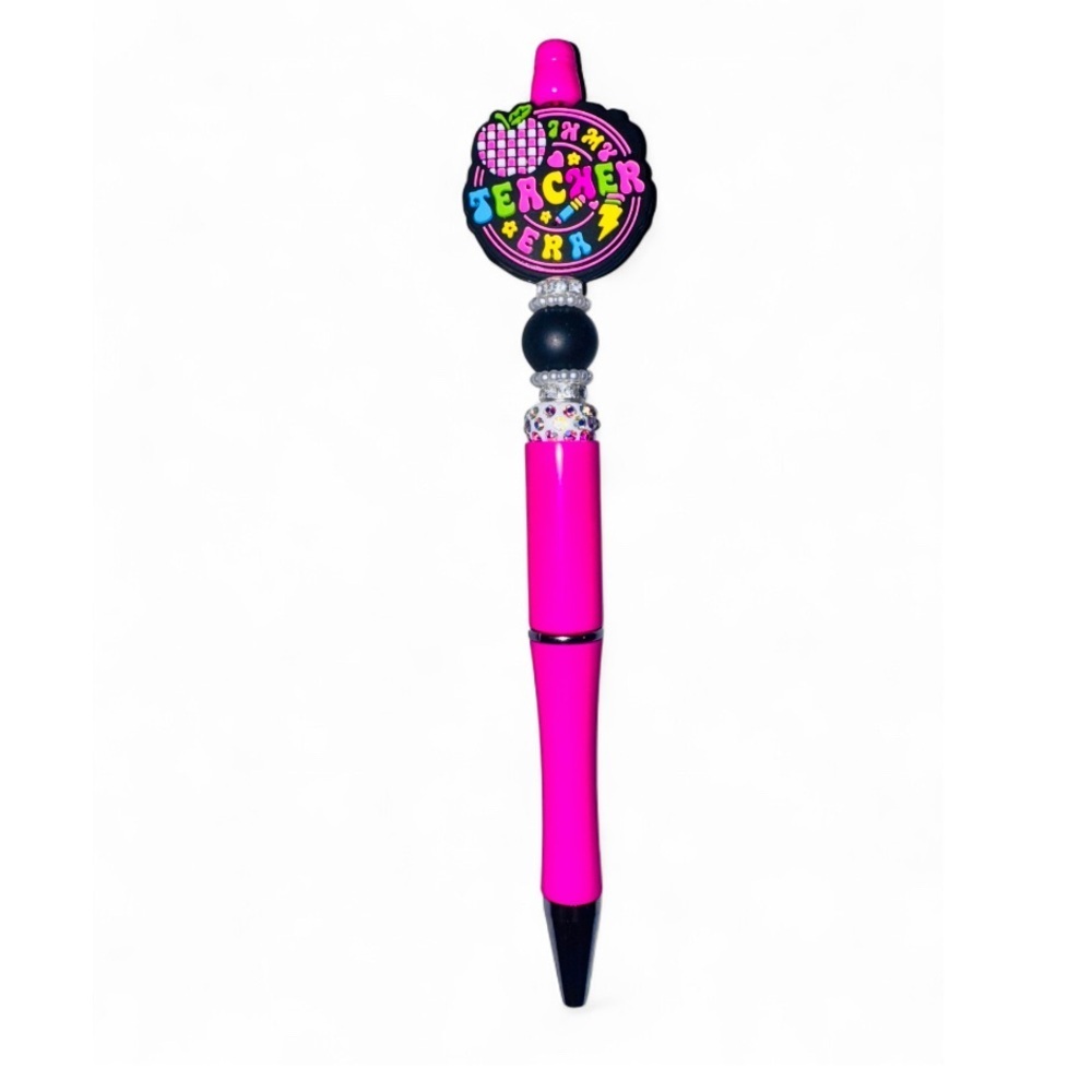 In My Teacher Era Women’s Silicone Beaded Pen - Picture 2 of 3